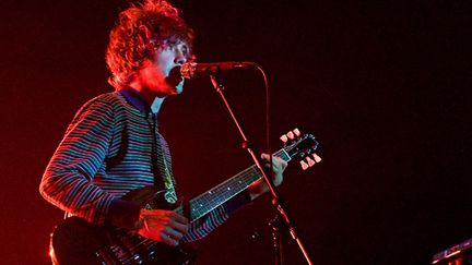 Andrew Van Wyngarden de MGMT en avril 2012 à Mexico.
 (Angel Delgado / AFP)