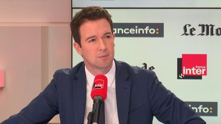 Le vice-président des Républicains Guillaume Peltier, le 14 janvier 2018. (RADIO FRANCE / FRANCEINFO)