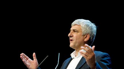 Le d&eacute;put&eacute; centriste Herv&eacute; Morin, le 14 septembre 2013 &agrave;&nbsp;Chasseneuil-du-Poitou (Vienne), lors de l'universit&eacute; d'&eacute;t&eacute; de l'UDI. (ALAIN JOCARD / AFP)