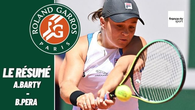 Les meilleurs moments du match Ashleigh Barty - Bernarda Pera