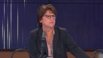 Martine Aubry, invitée de franceinfo mercredi 1er septembre 2021.&nbsp; (FRANCEINFO)