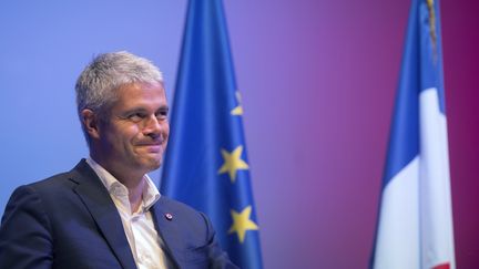 Le candidat à la présidence des Républicains, Laurent Wauquiez, le 6 décembre 2017, à Toulon (Var). (BERTRAND LANGLOIS / AFP)