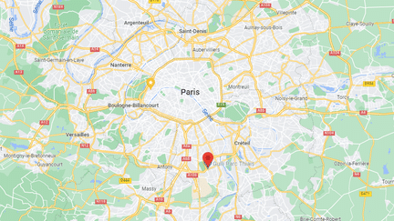 Capture écran de la ville de Thiais réalisée sur Google Maps, le 16 janvier 2023. (GOOGLE MAPS)