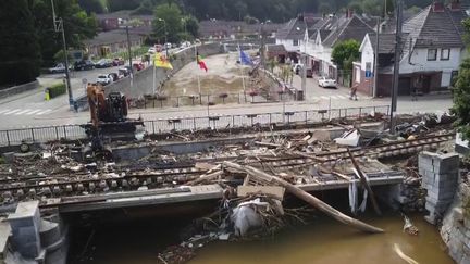 Inondations en Belgique : routes, ponts, voies ferrées... Toute une région à reconstruire