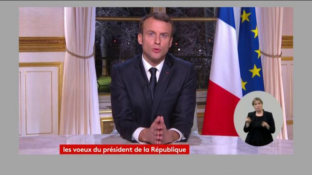 "Je continuerai à faire ce à quoi vous m'avez élu", dit Emmanuel Macron