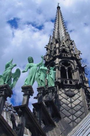 Flèche de la cathédrale Notre-Dame de Paris
 ( NDP)