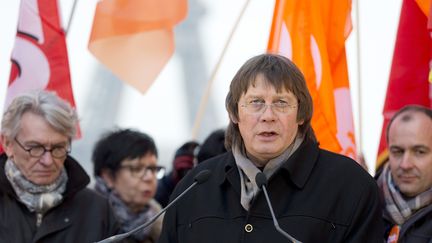 L'ancien secrétaire général de la CGT, Bernard Thibault, à Paris, le 18 février 2015. (AFP)