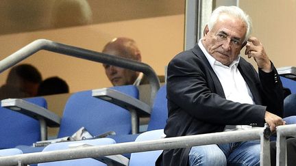 Dominique Strauss-Kahn, l'ancien directeur du FMI, le 30 mai 2015, au Stade de France, &agrave; Saint-Denis (Seine-Saint-Denis). (FRANCK FIFE / AFP)