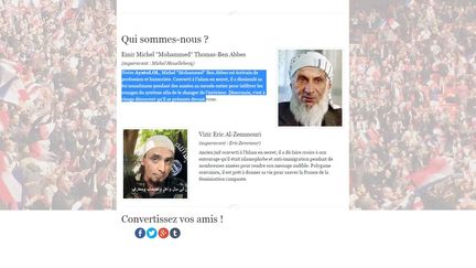 Capture d'&eacute;cran du site parodique de Fraternit&eacute; musulmane, parti imagin&eacute; par Michel Houellebecq. Le site a &eacute;t&eacute; cr&eacute;&eacute; en janvier 2014. (FRATERNITE MUSULMANE)