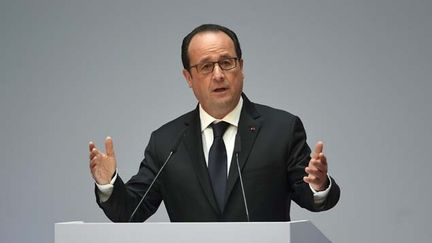  (François Hollande était ce mardi à Berlin aux côtés de la chancelière allemande Angela Merkel pour une réunion sur le climat © MaxPPP)