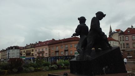 La ville de Forbach en Moselle se situe à quelque cinq kilomètres de la frontière avec l'Allemagne. (CÉCILE SOULÉ / RADIO FRANCE)