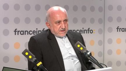 Mohammad Amin Nejad, ambassadeur d'Iran en France, le 3 octobre 2024 sur francenfo. (FRANCEINFO / RADIO FRANCE)