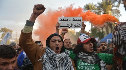 Des manifestants au Caire, le 1er f&eacute;vrier 2013. (KHALED DESOUKI / AFP)