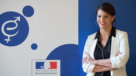 La secrétaire d'Etat à l'Egalité entre les femmes et les hommes Marlène Schiappa. Crédit photo : ©Service photo du Premier Ministre - Vidéo : entretien avec le Dr Muriel Salmona, psychiatre 