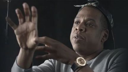 Jay-Z dans la pub télé pour son nouvel album "Magna Carta Holy Grail".
 (DR)