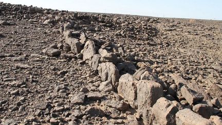 Mystérieuse structure de pierres dans le désert saoudien (octobre 2017)
 (GRANT SCROGGIE / THE UNIVERSITY OF WESTERN AUSTRA / AFP)