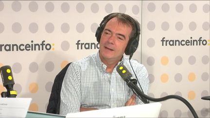 Cyril Linette, ancien patron des sports de Canal+, souhaite se porter candidat à la présidence de la Ligue de football professionnel (LFP). (FRANCE INFO / RADIOFRANCE)