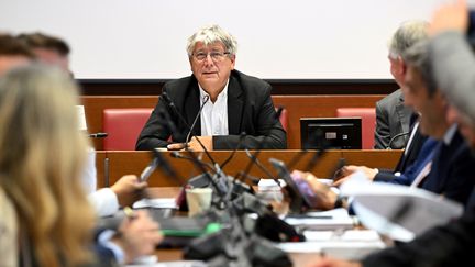 Le président de la commission des Finances, Eric Coquerel, le 16 octobre 2024. (BERTRAND GUAY / AFP)