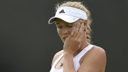 La Danoise Caroline Wozniacki déçue