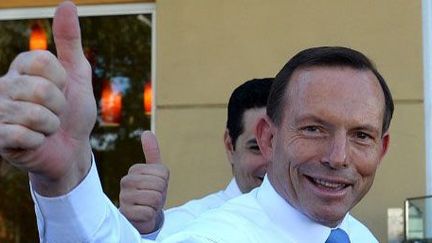 Le leader conservateur Tony Abbott à Sydney le 19 août 2013. (Reuters - Andrew Meares - Pool)