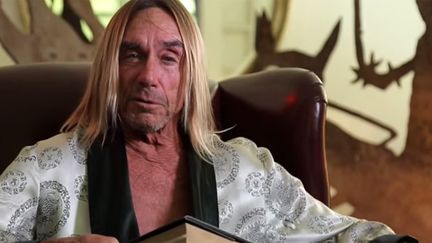 Iggy Pop dans la vidéo d'appel au crowdfunding pour "The Sandman" de Argento.
 (Saisie écran)