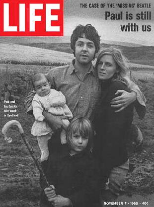 &nbsp; ("Paul est avec nous", titre le magazine américain Life en 1969 © DR)