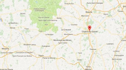 Trois frères et sœurs sont morts après avoir "coulés à pic" dans un lac à Chalon-sur-Saône, le 8 juillet 2018 (GOOGLE MAPS)