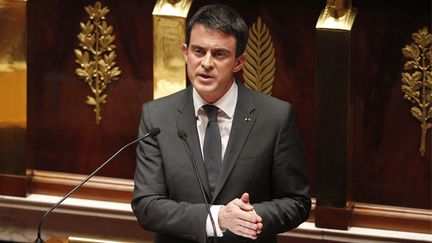 &nbsp; (Manuel Valls à l'Assemblée Nationale, cet après-midi. © REUTERS /Charles Platiau)