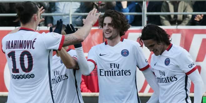 La joie des Parisiens contre Troyes