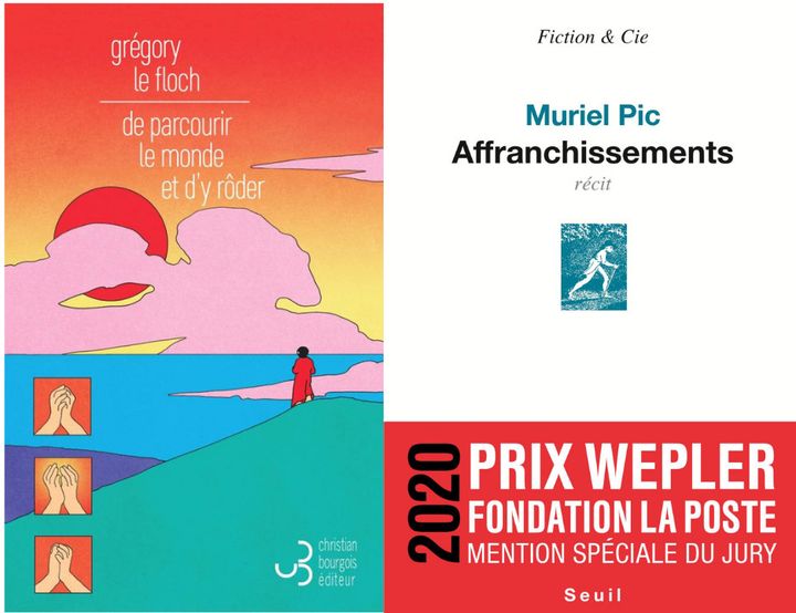 Les deux romans primés respectivement par le prix Wepler et&nbsp;la mention spéciale du jury. (Bourgois / Seuil)