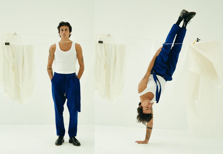 Le danseur et chorégraphe Léo Walk, fondateur de la compagnie La Marche Bleue. (ROMAIN LEMPIRE)