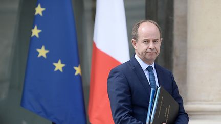 Jean-Jacques Urvoas, alors ministre de la Justice, devant l'Elysée à Paris, le 6 juillet 2016. (STEPHANE DE SAKUTIN / AFP)