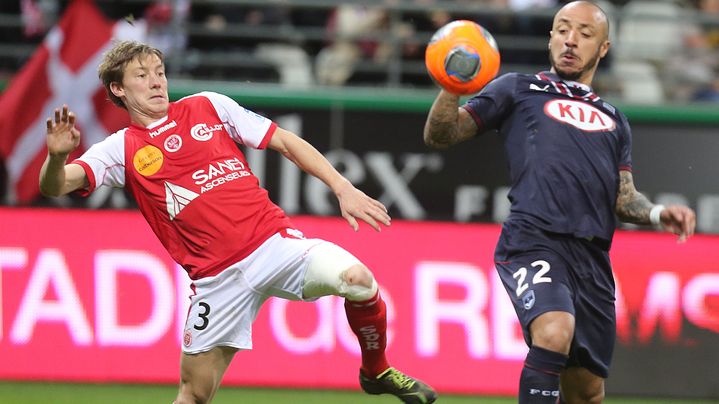 Les R&eacute;mois de Franck Signorino ont battu Bordeaux, et sans les mains. (FRANCOIS NASCIMBENI / AFP)