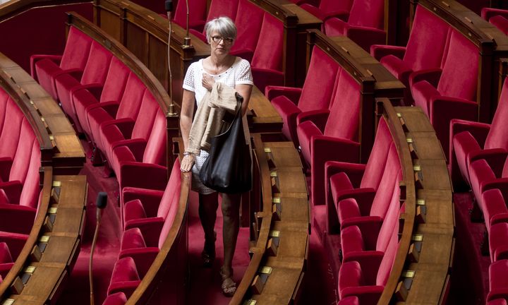 L'ancienne députée écologiste Véronique Massonneau, le 22 juin 2016 à l'Assemblée nationale. (MAXPPP)