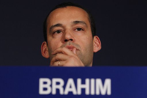 Yassine Brahim à Davos le 29 janvier 2011. Il avait été nommé ministre du Transport et de l'Equipement deux jours plus tôt. (REUTERS - Christian Hartmann)