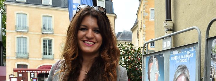 Marlène Schiappa, soutien d'Emmanuel Macron, au Mans, le 28 avril 2017. (JEAN-FRANCOIS MONIER / AFP)