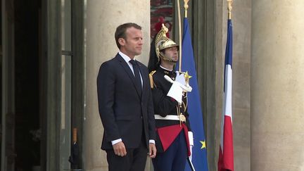 Emmanuel Macron. (FRANCEINFO)