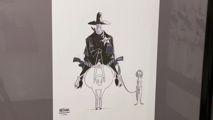 Dessin de l'illustratrice américaine Ann Telnaes (France 3 Nouvelle Aquitaine)