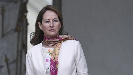 Ségolène Royal à l'Elysée, à Paris, le 3 mai 2017. (STEPHANE DE SAKUTIN / AFP)