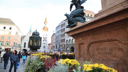 La Marienplatz, centre historique de la ville de Munich (Bavière, Allemagne). (OLIVIER BOITET / MAXPPP)