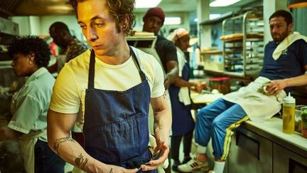 Dans "The Bear", Jeremy Allen White est Carmy Berzatto, qui reprend le restaurant de son frère. (FX NETWORKS)