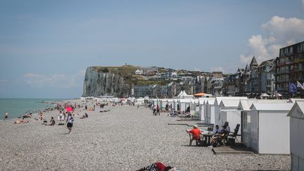 La plage de Cayeux-sur-Mer. Illustration. (CHARLES BURY / MAXPPP)