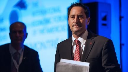 Le maire de Montr&eacute;al, Michael Applebaum, participe &agrave; une conf&eacute;rence dans la ville qu&eacute;b&eacute;coise, le 10 juin 2013. (DAVID VILDER / BLOOMBERG / GETTY IMAGES)