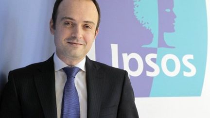 Yannick Carriou, directeur général d'Ipsos France. (PATRICK KOVARIK / AFP)