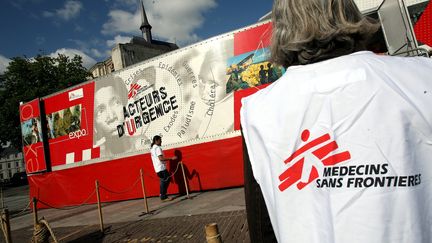 Une exposition de MSF organisée à Lille en 2007. (MAXPPP)