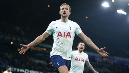 L'attaquant de Tottenham Harry Kane, buteur face à Manchester City le samedi 19 février.&nbsp; (MIKE EGERTON / MAXPPP)