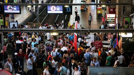 &nbsp; (150 trains en liaison avec la Gare du Nord à Paris ont été ont été impactés mardi soir par un acte de malveillance selon la SNCF © MaxPPP)