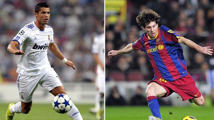 Cristiano Ronaldo ou Lionel Messi, lequel finira meilleur buteur ? (PIERRE-PHILIPPE MARCOU / AFP)