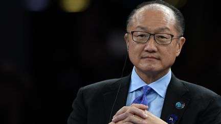 Le président de la Banque mondiale Jim Yong Kim, le 11 novembre 2018 à Paris. (ARTUR WIDAK / NURPHOTO / AFP)