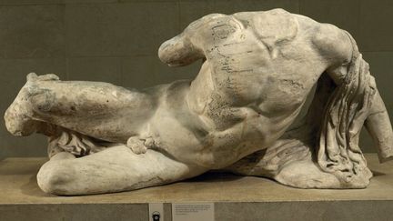 Le marbre représentant le dieu grec de la rivière Ilissos au centre d'une polémique entre Londres et Athènes.
 (British Museum / AFP)